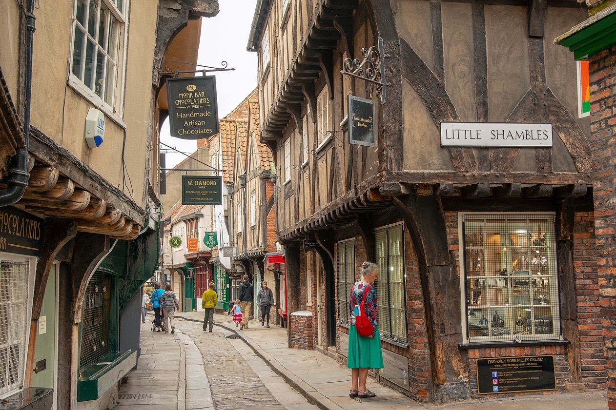The historic Shambles in York